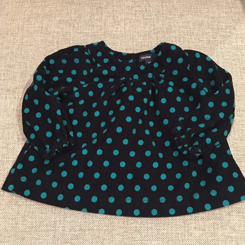 Gap corduroy polka dot top 💕